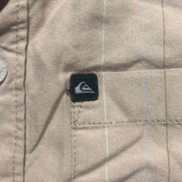 Boys Quicksilver Button Up Collared Shirt Sz 2 - Picture 2 of 5